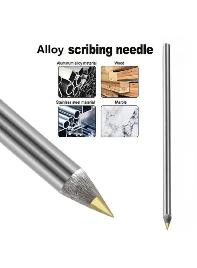 3pcs Carbide Scriber Pens Alloy Metal Scribe Pen For Woodworking Glass Tile Cutting Hard Metal Lettering Hand Tool With Ergonomic Grip Precision Marking Projects Durable Construction Professional Carpentry Tools - Image 3