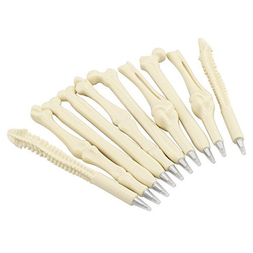 YangQian Novelty Bone Design Ballpiont Pens Nurse Pen Doctor Pen for Artist, School, Office, Birthday Gift for Kids Students Pack of 10 - Image 2