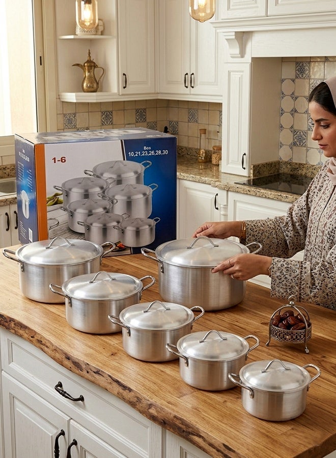 6-Piece Aluminum Alloy Cookware Set - Image 5
