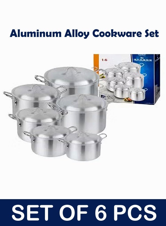 6-Piece Aluminum Alloy Cookware Set - Image 1