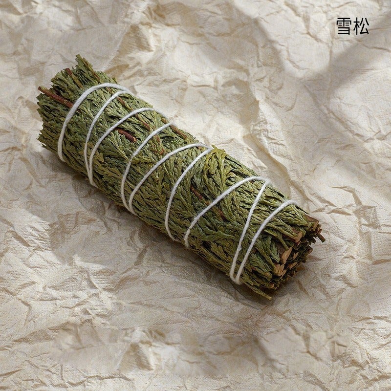 Crystal Demagnetizing Sacred Wood Burner, Tower Incense Holder, White Sage Purification Box, Bamboo Geometric Container