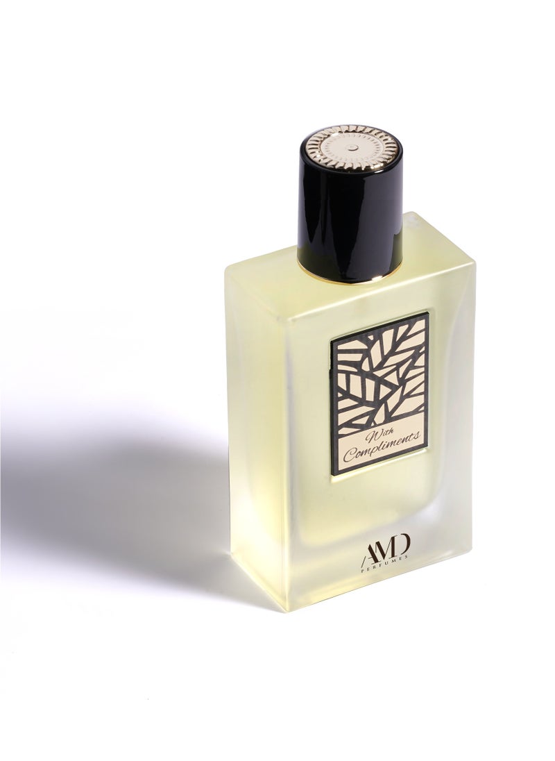 AMD Perfumes - Memoirs With Compliments By AMD Perfumes Men and Women Fragrance EDP 100ml - Image 1