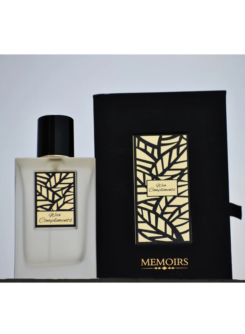 AMD Perfumes  Memoirs With Compliments By AMD Perfumes Men and Women Fragrance EDP 100ml  | Best Price UAE