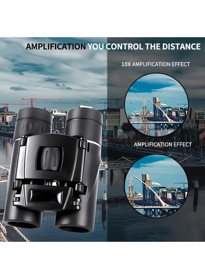 Adjustable High Power HD Zoom Long Range Portable Folding Binoculars For Outdoor Tourism Camping - Image 2