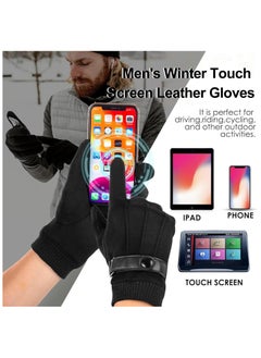 RATSAW Winter Gloves, Men's And Women's Touch Screen Gloves, Cold Weather Warm Gloves, Frozen Work Gloves for Running, Driving, Cycling, Work  - Image 2