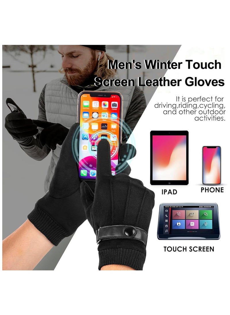 RATSAW - Winter Gloves, Men's And Women's Touch Screen Gloves, Cold Weather Warm Gloves, Frozen Work Gloves for Running, Driving, Cycling, Work - Image 1