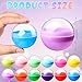 MiniInflat 300 Pcs 2 Inch Empty Vending Machine Capsules Colored Round Capsules Toy Bulk Gumball Machines Plastic Balls Small Plastic Containers for Easter Party Favor Themed Gift Classic Color - Image 4