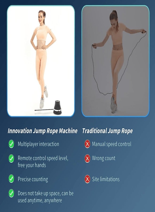 Generic Rope Skipping Machine, Innovative Design  ABS Coordination Improvement Intelligent Counting Rope Skipping Machine Widely Used for Party  - Image 3