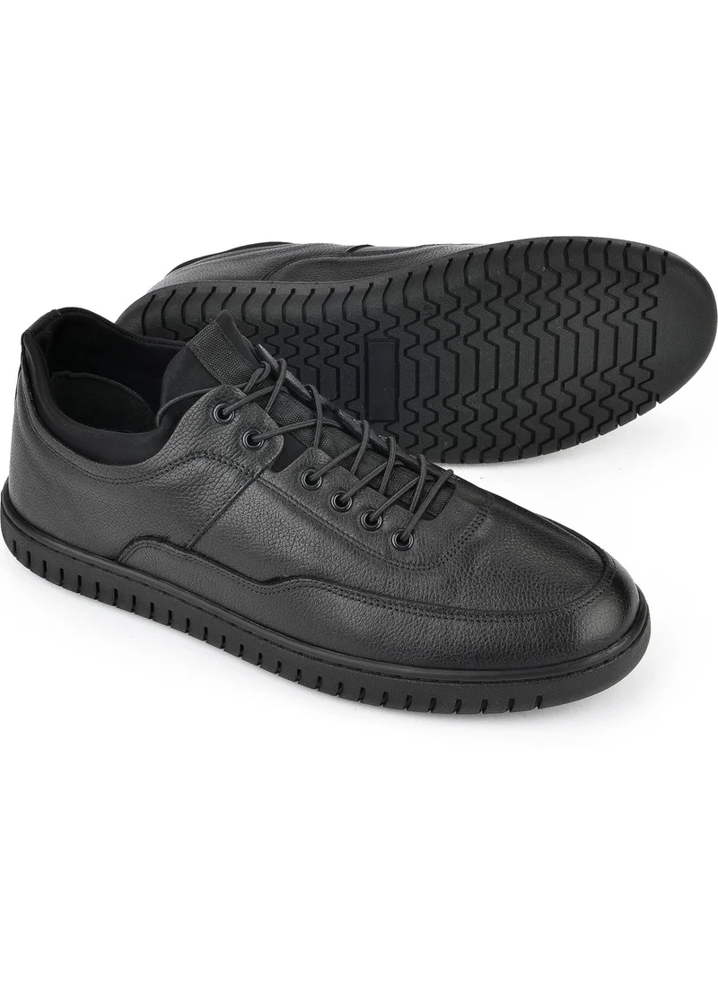 زيا Men's Leather Shoes 1431025Z2026 Black
