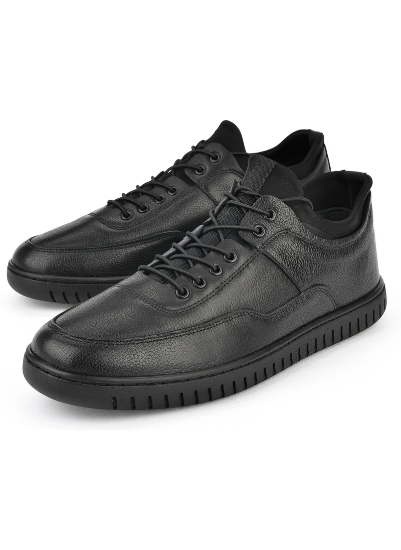 زيا Men's Leather Shoes 1431025Z2026 Black