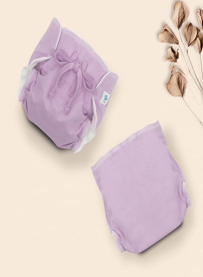 A Toddler Thing Ultra Nappies 2.0 with Dry Feel|Padded Underwear|Reusable Cotton Nappy, Langot|Double Gussets for Leak Protection|Superior Absorption|Potty Party|3-6m|Pack of 5 - Image 3