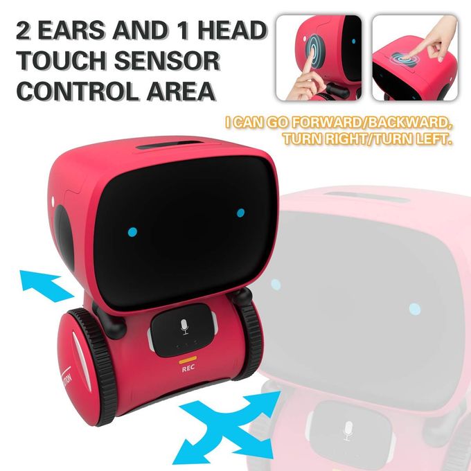 98K Kids Robot Toy, Smart Talking Robots, Gift for Boys and Girls Age 3+, Intelligent Partner and Teacher, with Voice Controlled and Touch Sensor, Singing, Dancing, Repeating - Image 2