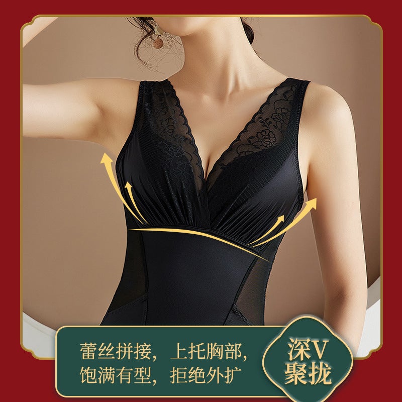 Triangle 0088 Flat-Angle 0089 Back-Off One-Piece Belly Tinker Slimming Underwear Belly Tight Body Shaper - Image 5