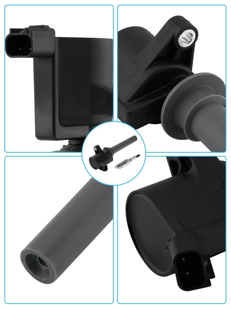 TAUTOY DG513 DG500 Ignition Coil Pack Iridium Spark Plug 6PCS (3.0L ONLY) For Ford Escape 500 Freestyle Taurus,For Mazda Tribute,Mercury Mariner Montego Sable, C1458 FD502 UF406 C1387 FD495 - Image 2