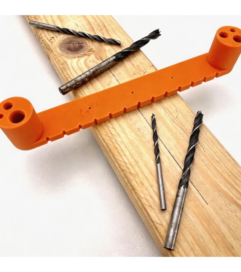 Orange Woodworking Center Locator Precision Line Drilling Guide 120mm - Image 2
