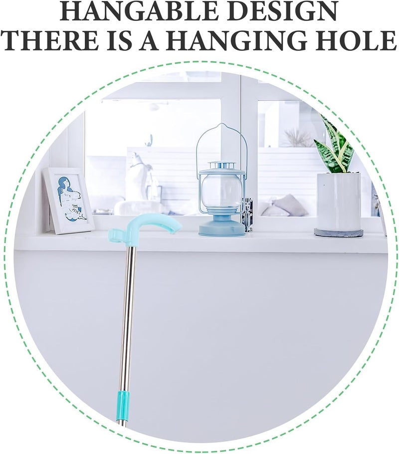 10pcs Plastic Dustpan Handle Grip Replacement Broom Handle Grips with Clip Hook Nordic Blue for Floor Dustpan Repair Household Cleaning Accessories - Image 5