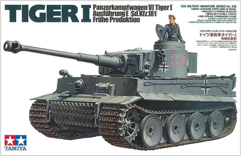 Tamiya Models Tiger I Early Production 1:35 Scale Model Kit - Image 5