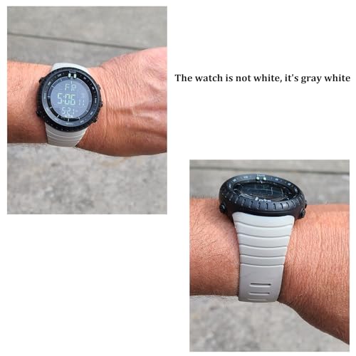 PALADA Men's Digital Sports Watch Waterproof Tactical Watch with LED Backlight Watches for Men (Yellow) - Image 3