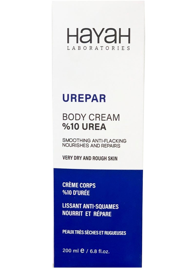 Hayah Laboratiories - Hayah Laboratiories Urepar Body Cream 10% Urea 200 Ml - Image 1