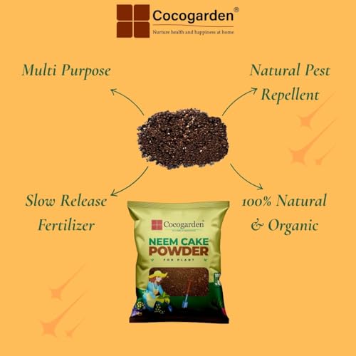 Cocogarden Neem Cake Powder 900g | Neem Khali Organic Fertilizer & Pest Control | Improves Soil Health & Promotes Strong Plant Growth - Image 2