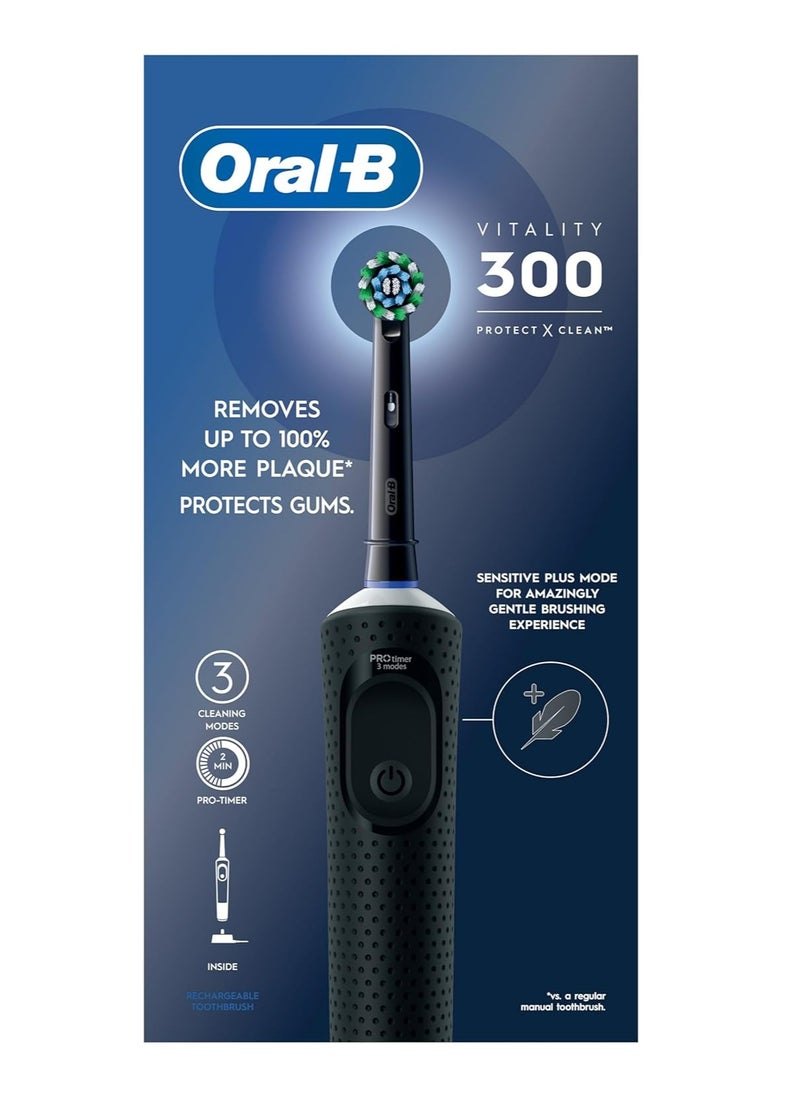 Oral-B Vitality 300 D103 Rechargeable Electric Toothbrush Protects & Cleans  - Image 1
