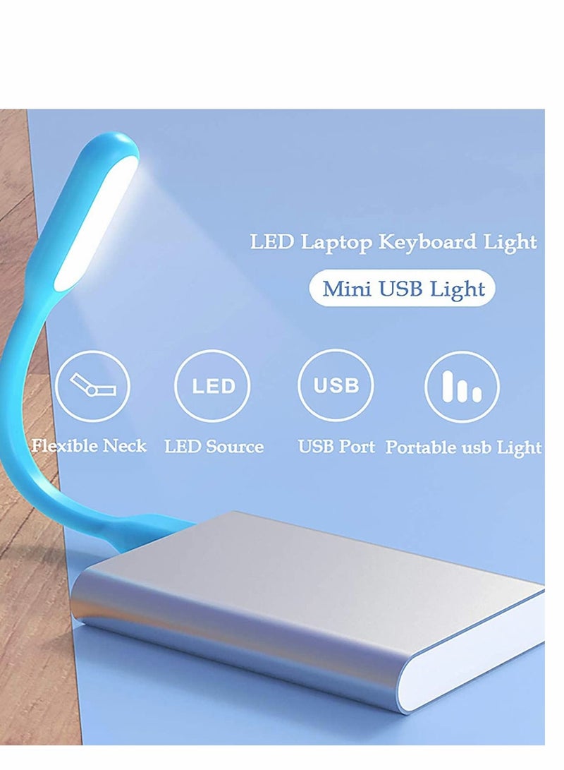 SYOSI USB LED Light, Mini USB Light, Computer Keyboard Light, Mobile Power Light, Portable And Adjustable, Suitable for Notebook Computers, Mobile Power (10 Pieces, 10 Colors) - Image 5