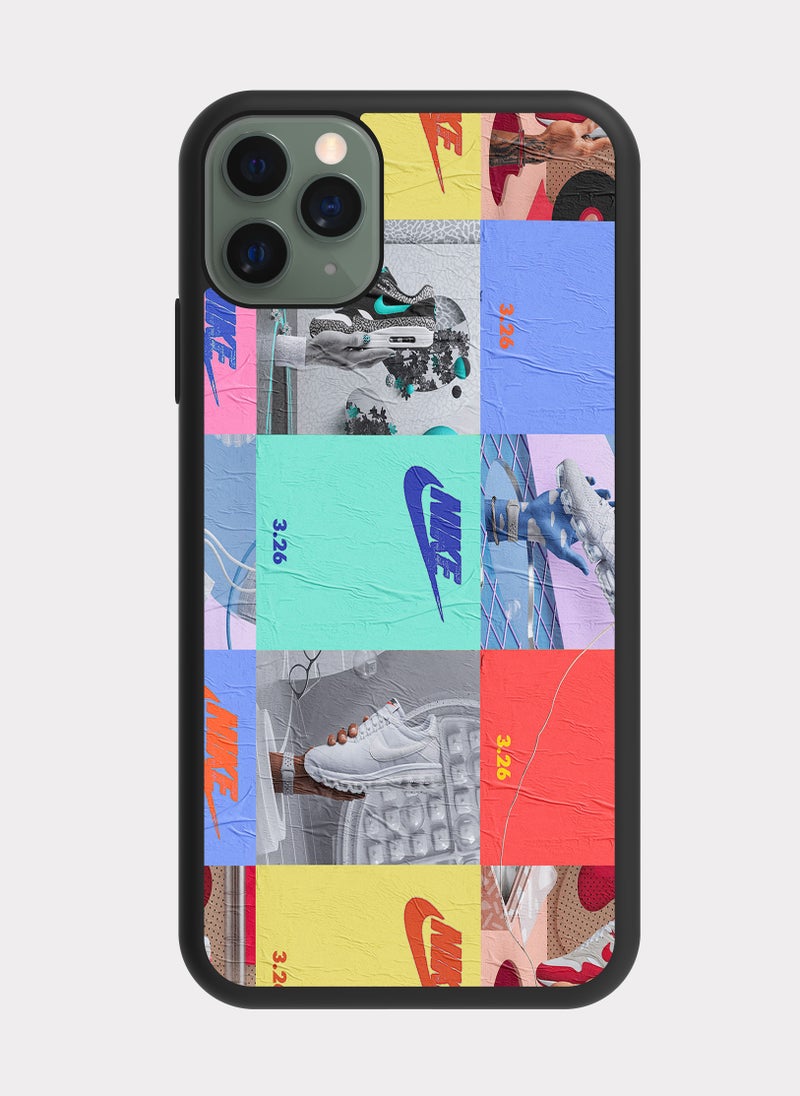 بكسلات كفر ايفون 11 برو ماكس نايك متعدد الالوان - Image 1