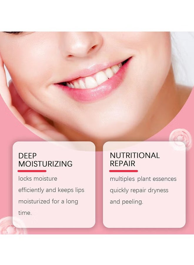 جينشين 2 قطعة من مصل الشفاه Jinshane ، تفتيح الشفاه للشفاه الداكنة ، مرطب مرطب الشفاه Remover Dark Lips Lip Essence ، سيروم فيتامين E Lip Fresh للشفاه الداكنة والجافة ، تفتيح الشفاه للشفاه الداكنة ، تفتيح خطوط الشفاه ، 18 جرام - Image 4