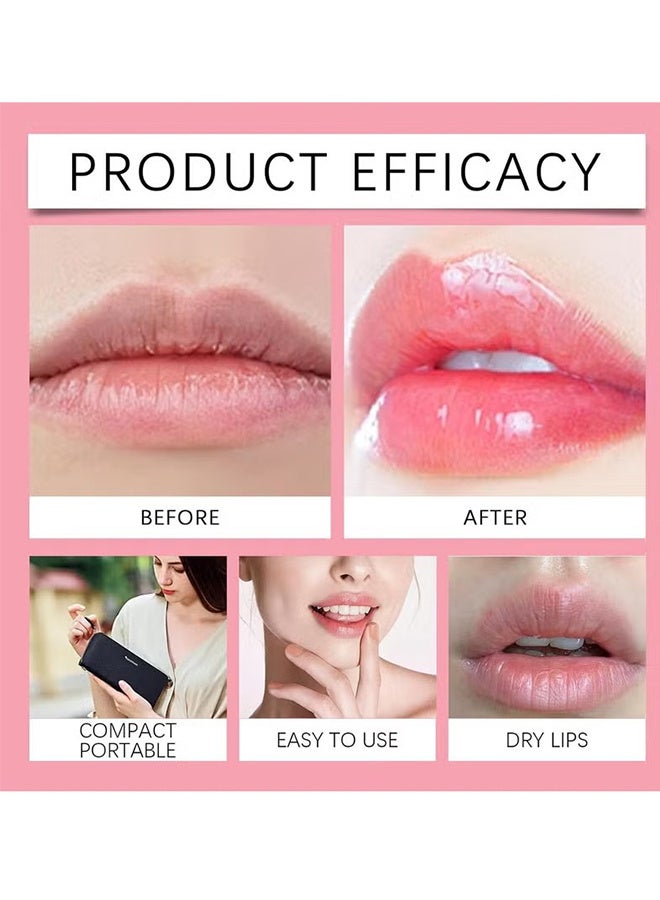 جينشين 2 قطعة من مصل الشفاه Jinshane ، تفتيح الشفاه للشفاه الداكنة ، مرطب مرطب الشفاه Remover Dark Lips Lip Essence ، سيروم فيتامين E Lip Fresh للشفاه الداكنة والجافة ، تفتيح الشفاه للشفاه الداكنة ، تفتيح خطوط الشفاه ، 18 جرام - Image 3
