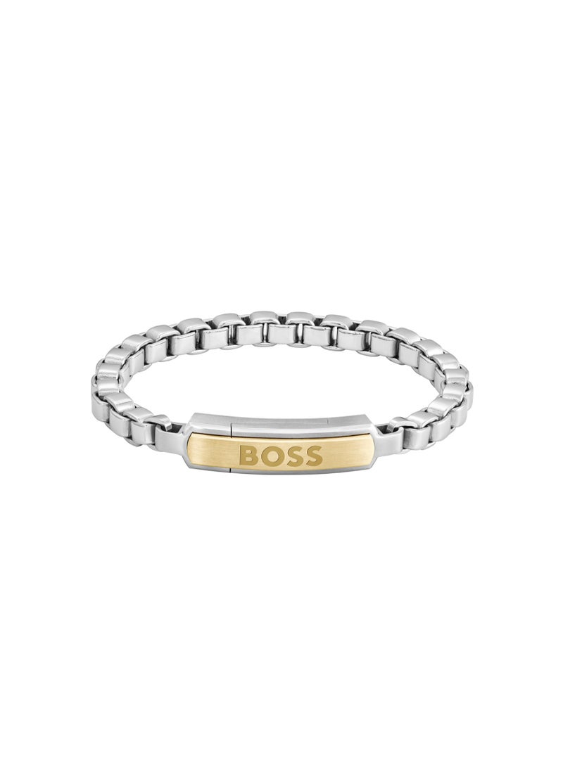 HUGO BOSS Hugo Boss Men's Silver Chain Bracelets - 1580597S  - Image 2