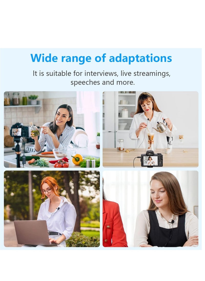 BOYA by-M1 Pro II Lavalier Microphone Noise Cancelling Omnidirectional Mic with Monitoring Port for YouTube Tiktok Interview Broadcast Content Creation - Image 5