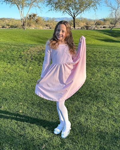 Stelle Girls' Ultra Soft Pro Dance Tight/Ballet Footed Tight(Toddler/Little Kid/Big Kid),BP+WT,S - Image 2