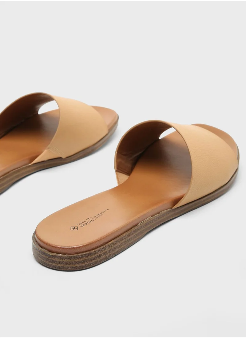 CALL IT SPRING Faux Leather Sandals