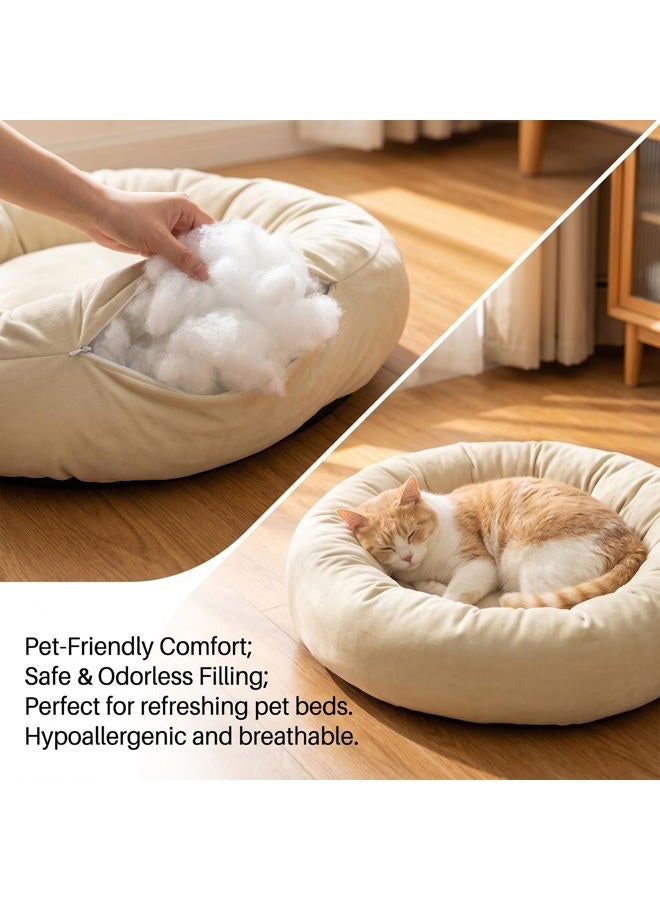 Rainflow 7.05oz Polyester Premium Fiber Fill- Polyester Fiber Fill,Stuffing for Pillow,Small Dolls,Cushion,Craft and Stuffed Animals,pp Cotton Stuffing for DIY Craft,Recyclable - Image 4