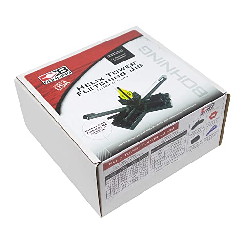 Bohning 12962 Helix Tower Fletching Jig , Black, 2.25" Vanes - Image 4
