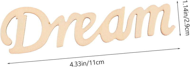 2pcs DIY Wooden Letter Ornaments Set Decorative Wall Signs for Home Decor Featuring Multi-Functional Hanging Plaques Lightweight and Durable Material - Image 2