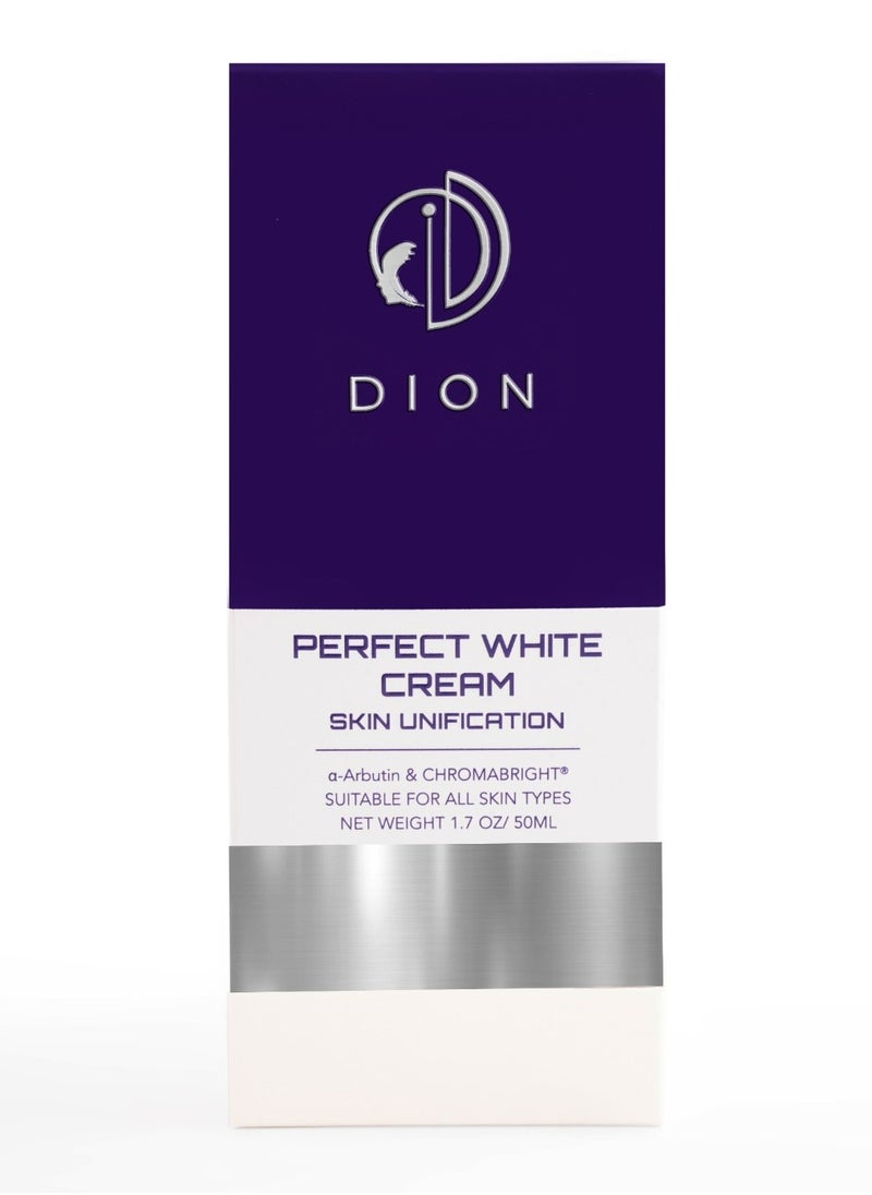 DION - Perfect White Cream , Skin Unification , 50 ml - Image 1