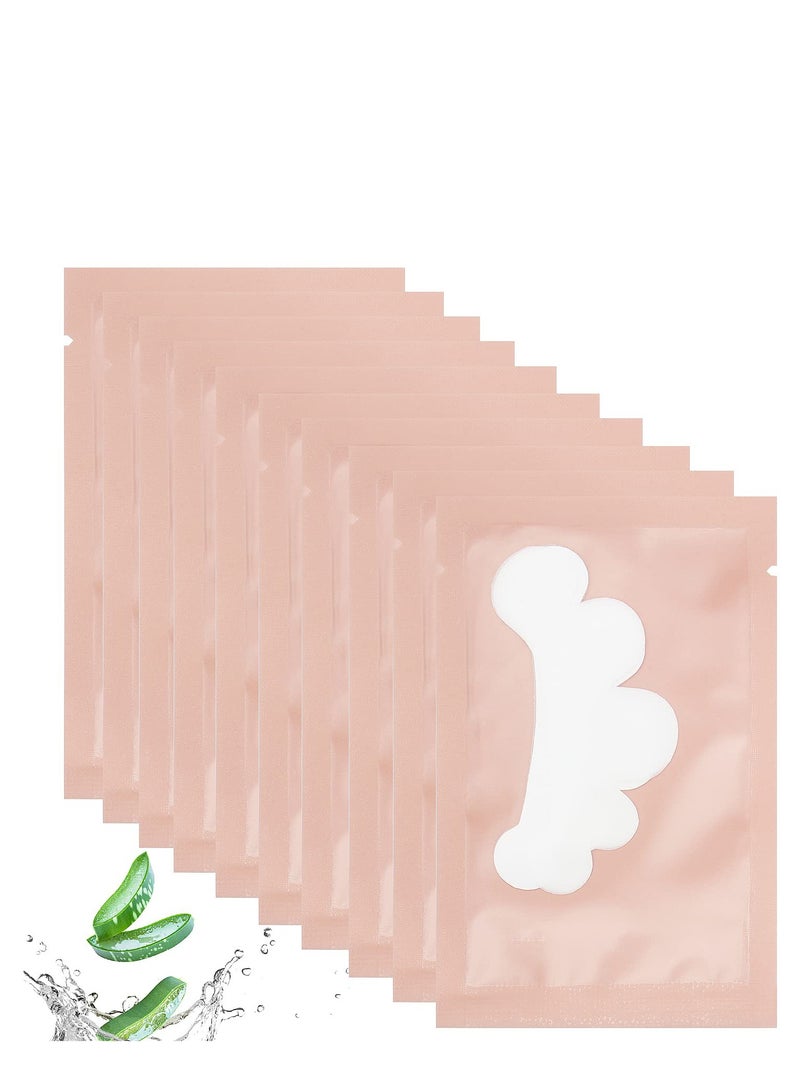 SYOSI 50 زوج من لاصقات جل العين، لاصقات تحت العين خالية من الوبر لتمديد الرموش، مجموعة أدوات جمال قناع العين الفاخرة (وردي) - Image 1