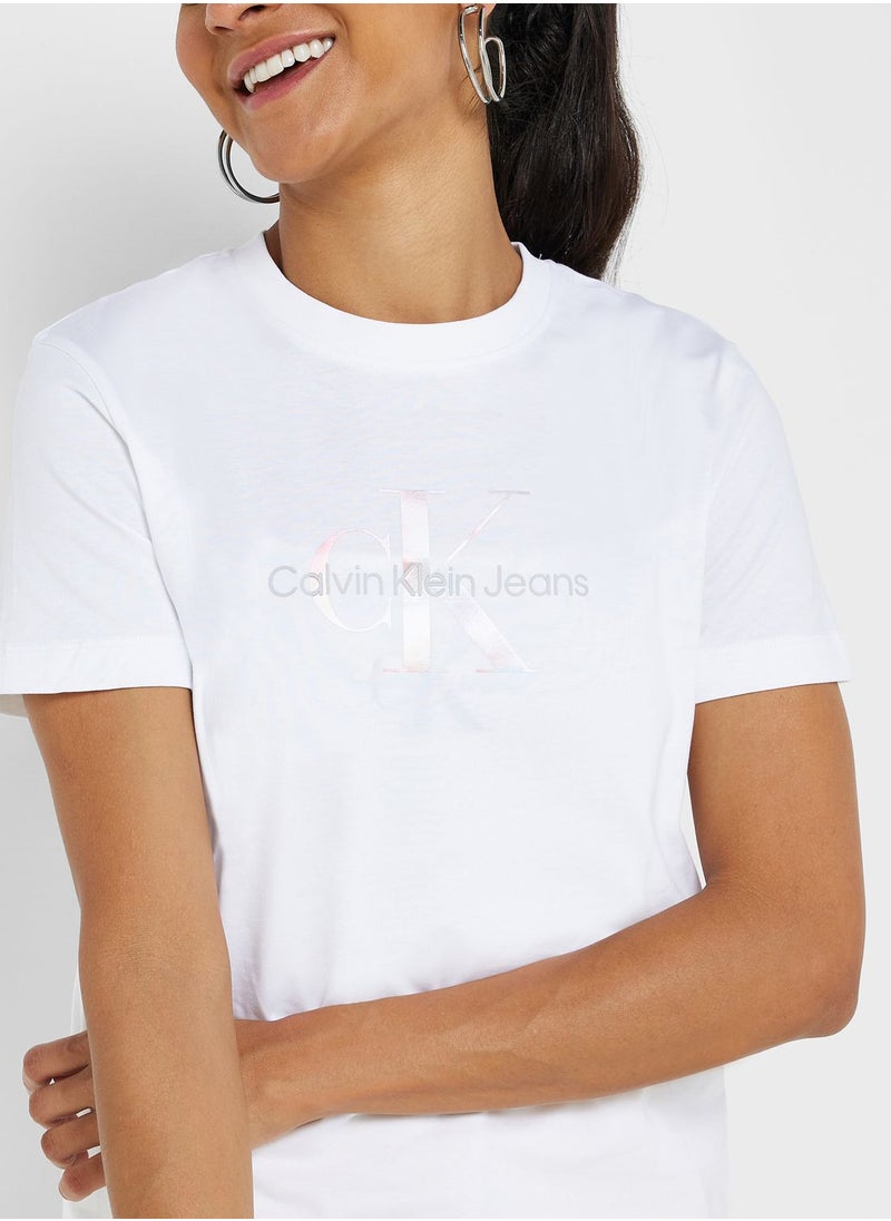 Calvin Klein Jeans - Crew Neck Logo T-Shirt - Image 1