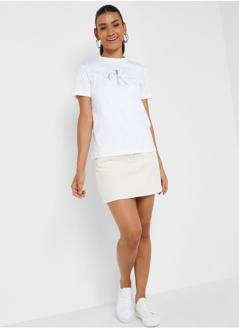 Calvin Klein Jeans - Crew Neck Logo T-Shirt - Image 1