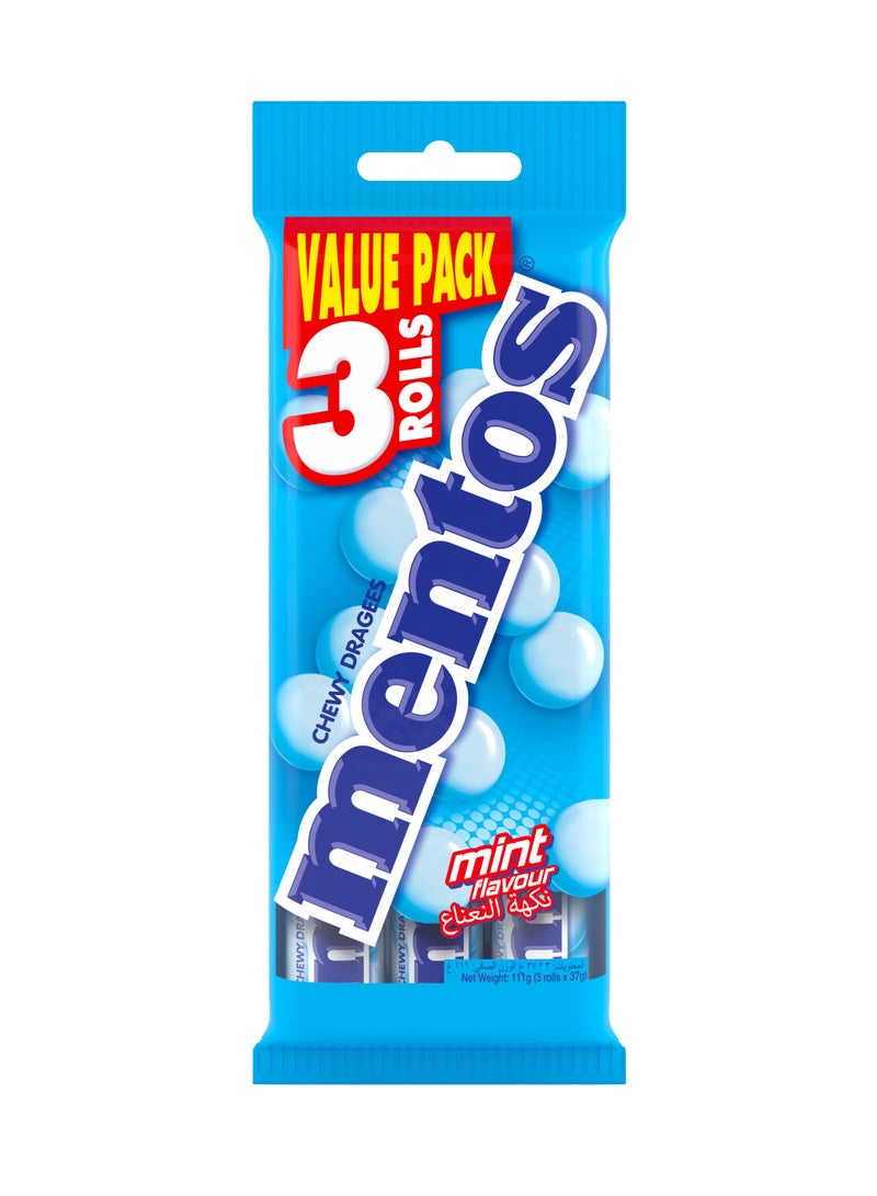 منتوس دراجيس النعناع 3x37جم - Image 1