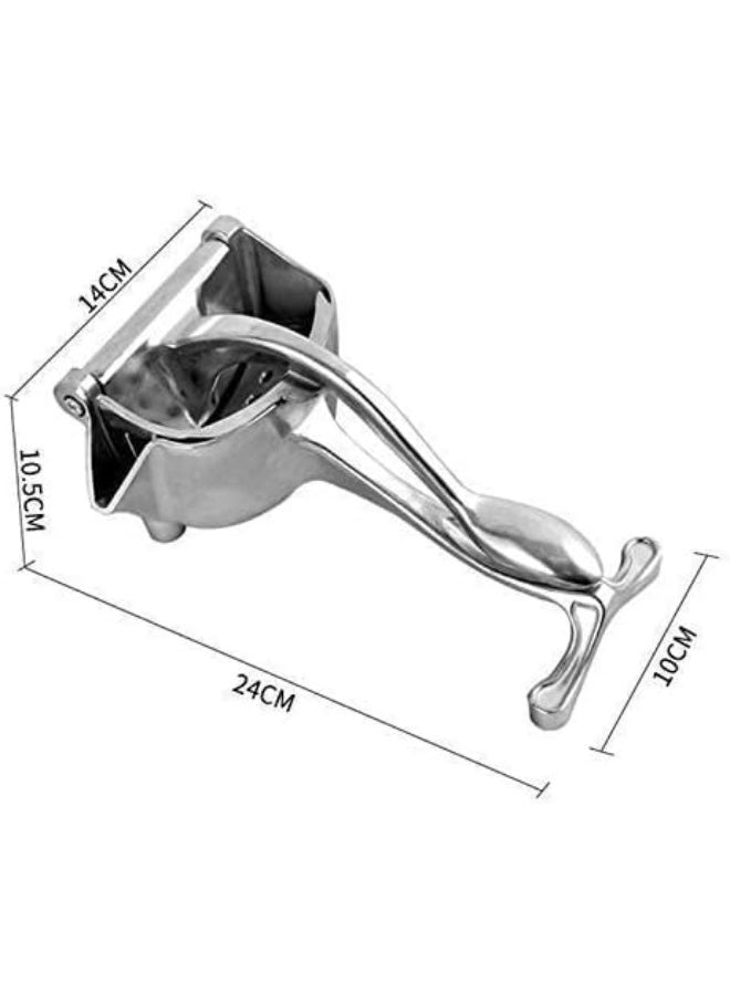 TIGER Manual Citrus Juicer with Steel Handle, Hand-Operated Citrus Press for Oranges and Lemons, Heavy-Duty Juice Squeezer with Efficient Pulp Separation, Easy to Clean Design - Image 3