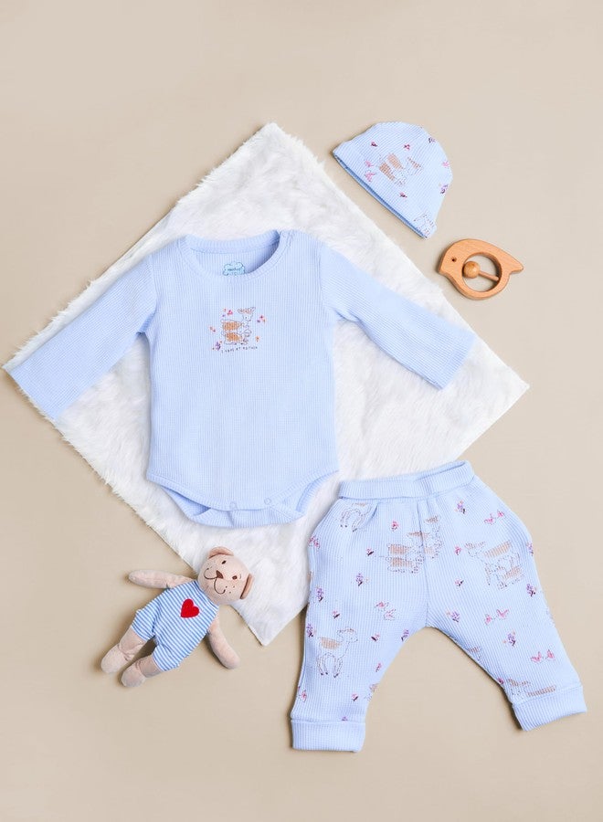 Nautinati Infants Pure 100% Cotton Apparel Gift Set| Age 0-6 Months - Image 4