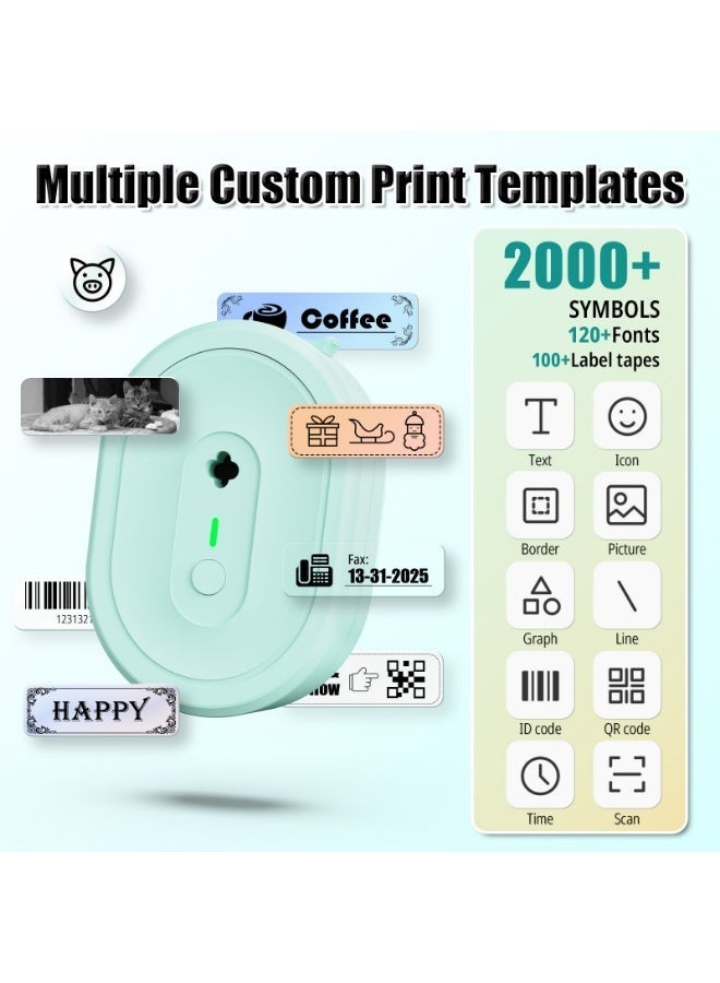 ندى ١٨٠ قطعة ملصقات حرارية ١٤×٤٠ مم لماكينة ملصقات N12، شريط لاصق قوي مباشر حراري بديل ٠.٥٥×١.٥٧ إنش أبيض، ملصقات مقاومة للماء OEM للمنزل المكتب المدرسة باركود أسماء أسعار تنظيم - Image 4