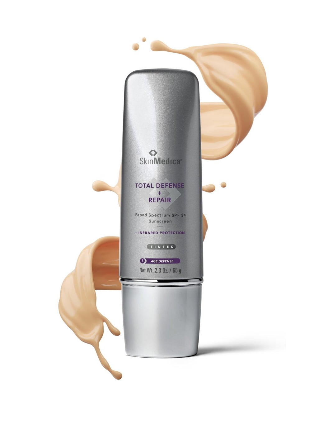 Skinmedica SkinMedica Total Defense + Repair SPF 34 Tinted Sunscreen for Face. This Lightweight, Facial Sunscreen is Ideal for Oily and/or Combination Skin, 2.3 Oz 