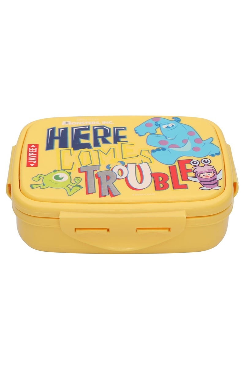 JAYPEE Steel Tek Jr. Insulated Lunch Box Disney, Yellow, 400 ml | Airtight Tiffin Box for School Kids Inner Stainless Steel Mini Box | Bpa Free - Image 1
