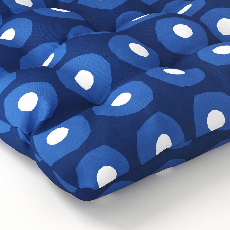 Baitique Outdoor Chair Cushion, Dark Blue, 36x32 cm - Image 2