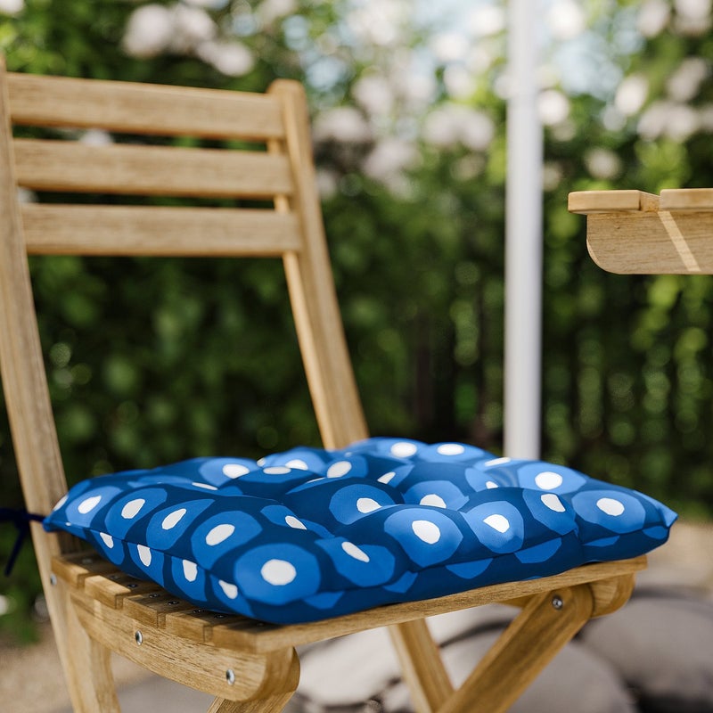 Baitique Outdoor Chair Cushion, Dark Blue, 36x32 cm - Image 5