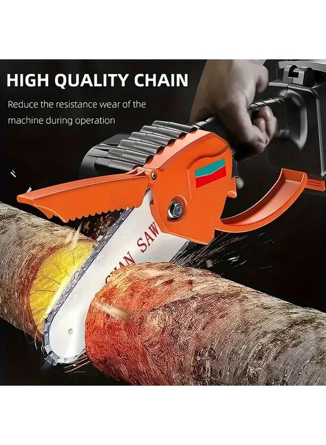 Portable Lithium Battery Saw Accessory Kit 4 Chains Durable Manganese Steel For 6 Inch Saws - Image 2