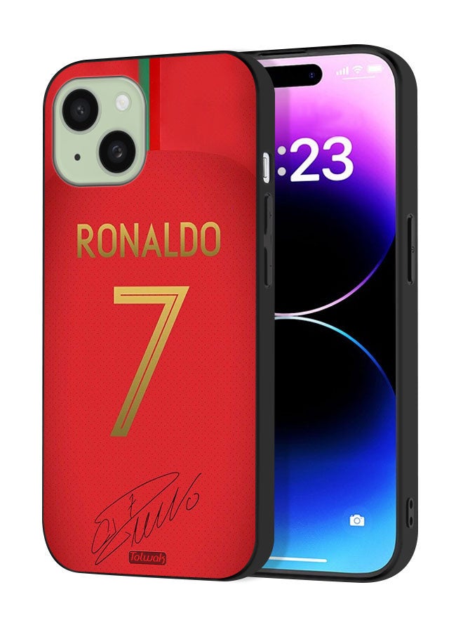 Tolwak Apple iPhone 15 Protective Case Cover Ronaldo 7 - Image 1